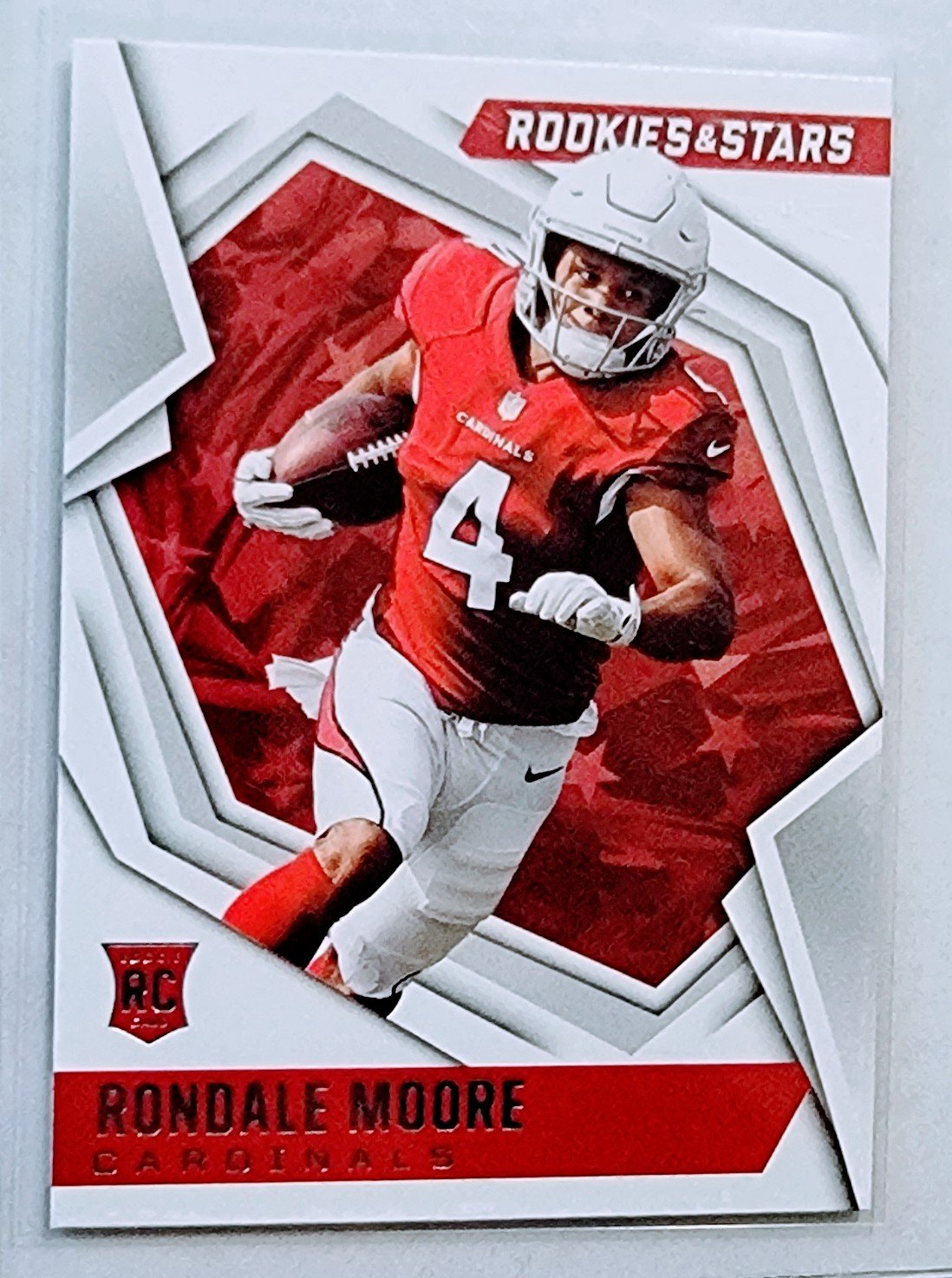 2021 Panini Rookies and Stars Rondale Moore Rookie Football Card AVM1 simple Xclusive Collectibles
