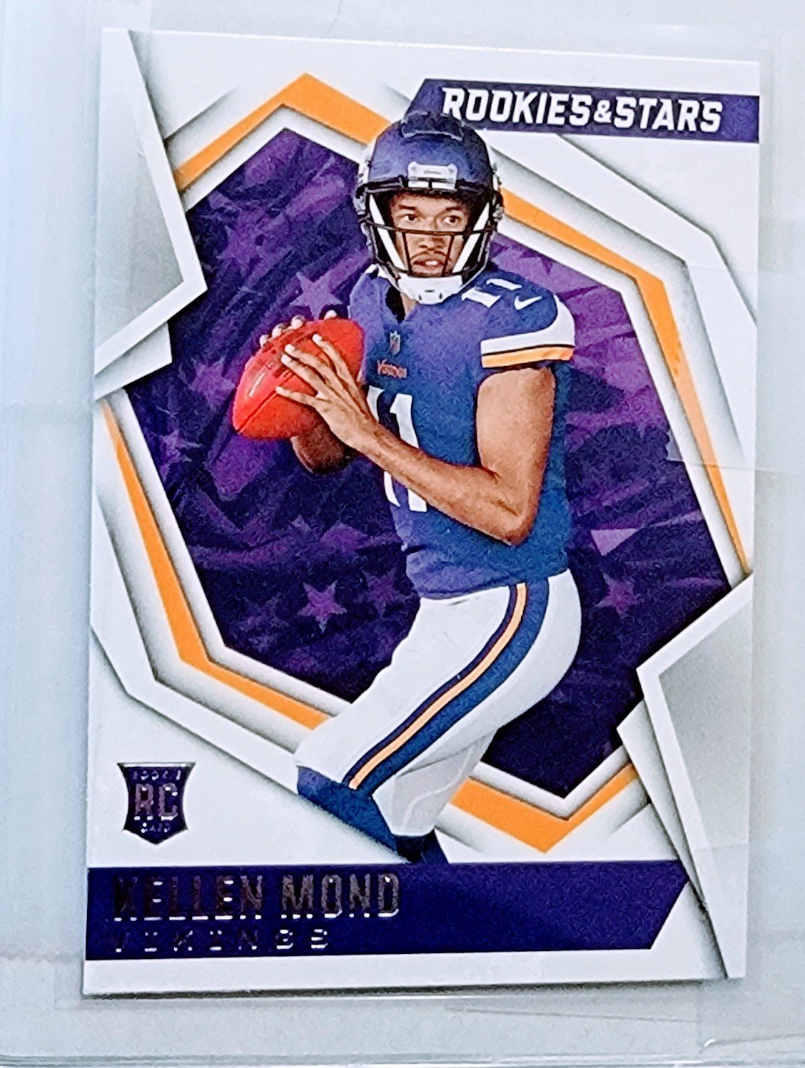 2021 Panini Rookies and Stars Kellen Mond Rookie Football Card AVM1 simple Xclusive Collectibles