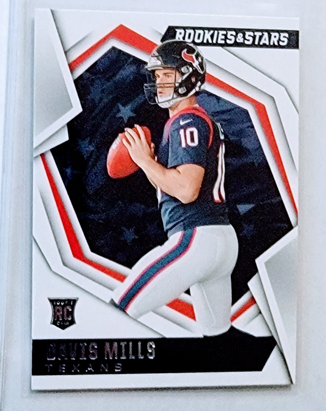 2021 Panini Rookies and Stars Davis Mills Rookie Football Card AVM1 simple Xclusive Collectibles