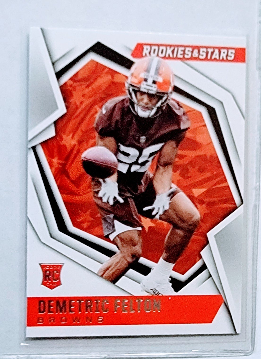 2021 Panini Rookies and Stars Demetric Felton Rookie Football Card AVM1 simple Xclusive Collectibles