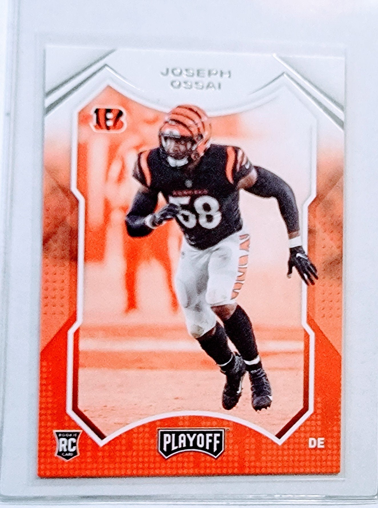 2021 Panini Playoff Joseph Ossai Football Card AVM1 simple Xclusive Collectibles