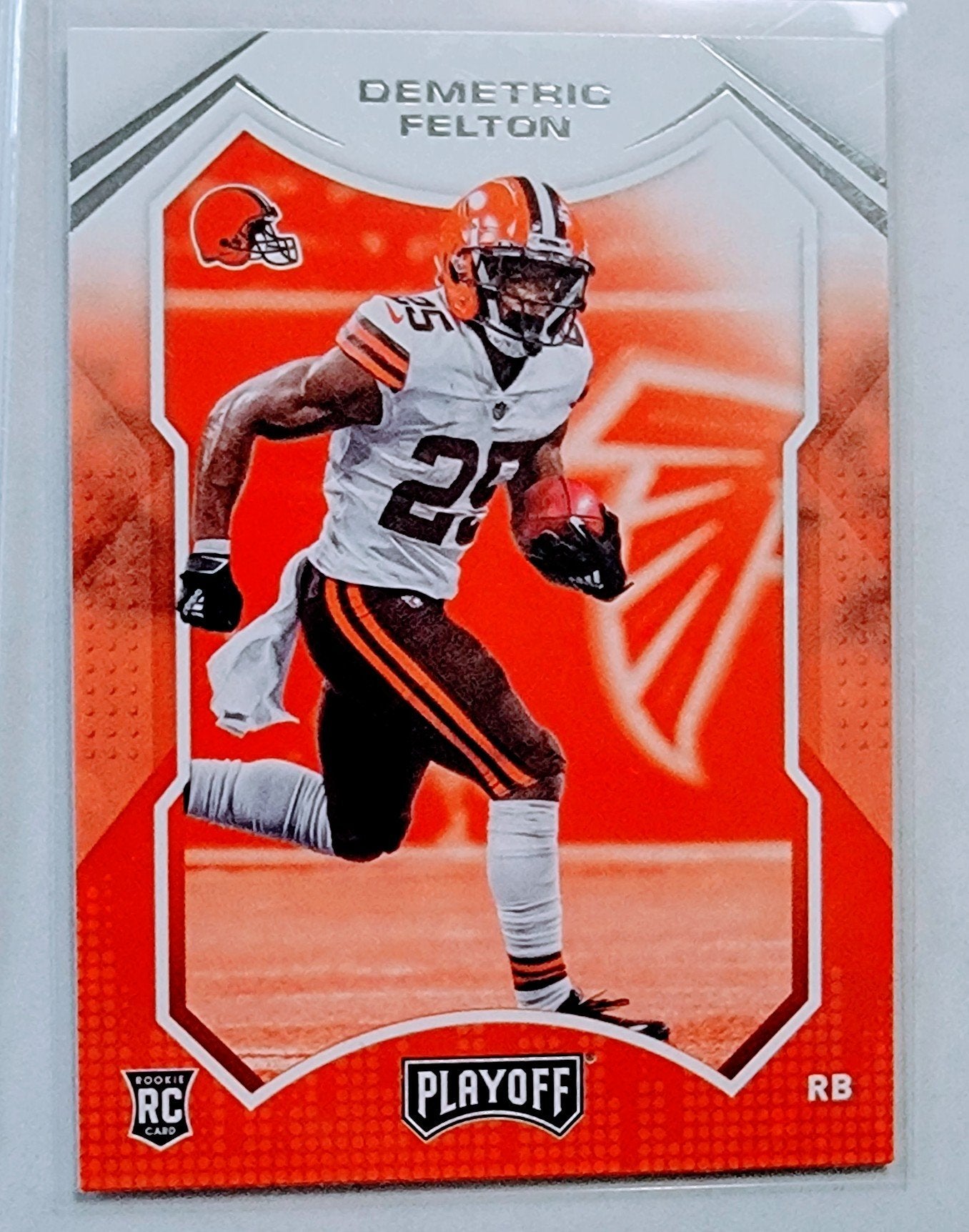 2021 Panini Playoffs Demetric Felton Rookie Football Card AVM1 simple Xclusive Collectibles