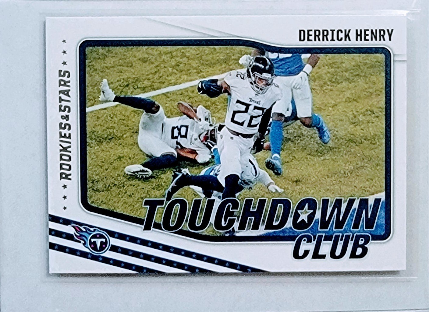2021 Panini Rookies and Stars Derrick Henry Touchdown Club Insert Football Card AVM1 simple Xclusive Collectibles