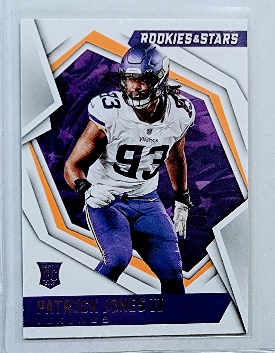 2021 Panini Rookies and Stars Patrick Jones II Rookie Football Card AVM1 simple Xclusive Collectibles