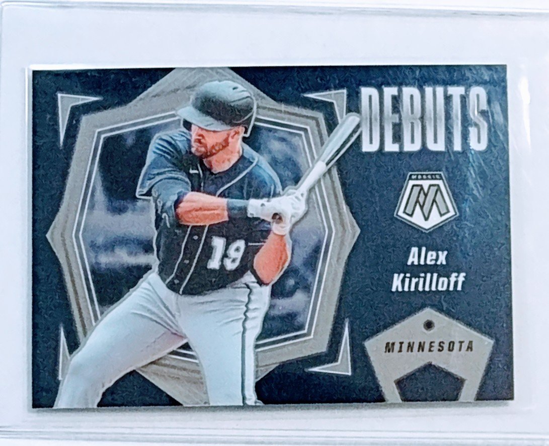 2021 Panini Mosaic Alex Kirilloff Debuts Baseball Card AVM1 simple Xclusive Collectibles