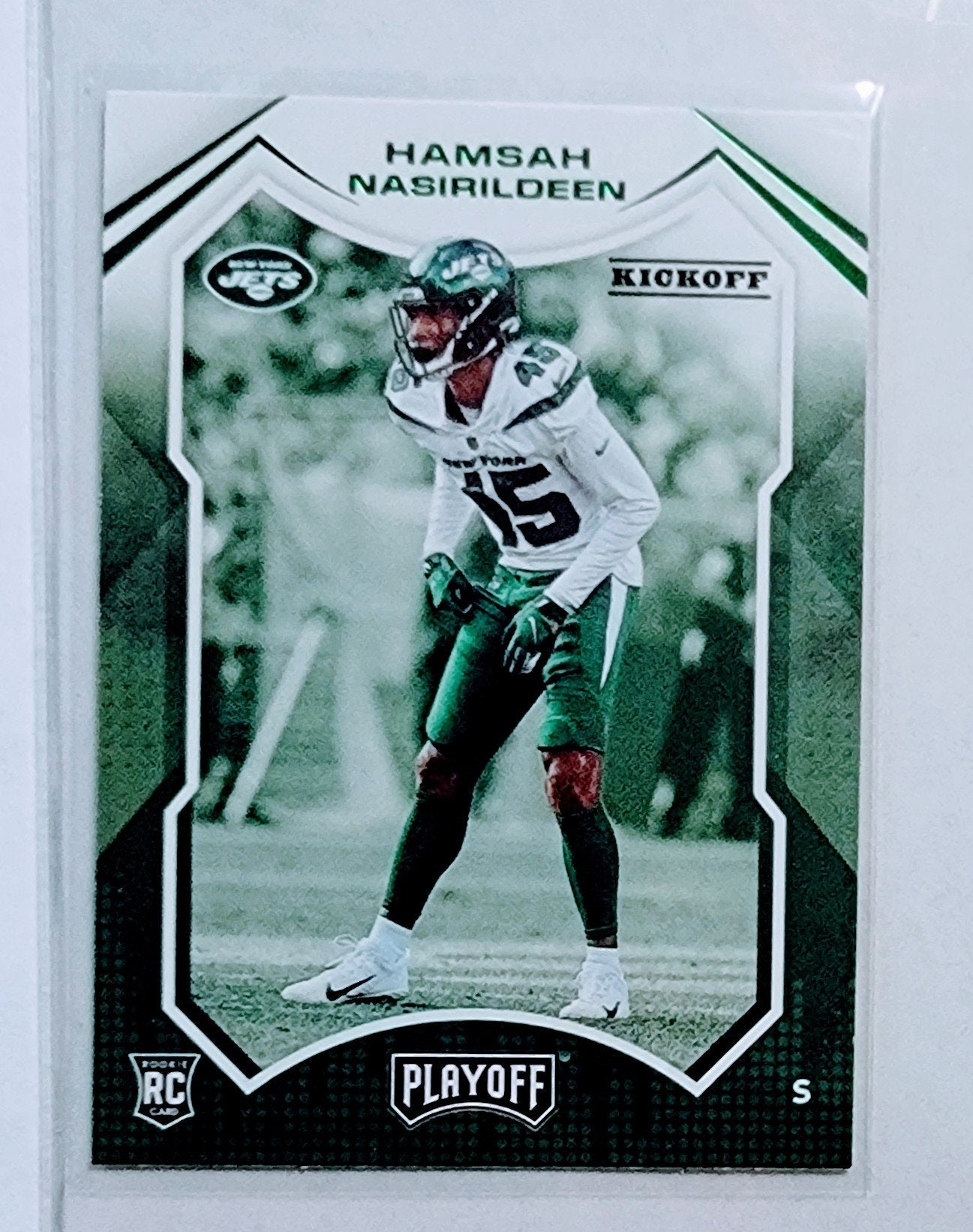2021 Panini Playoffs Hamsah Nasirildeen Kickoff Insert Rookie Rookie Football Card AVM1 simple Xclusive Collectibles
