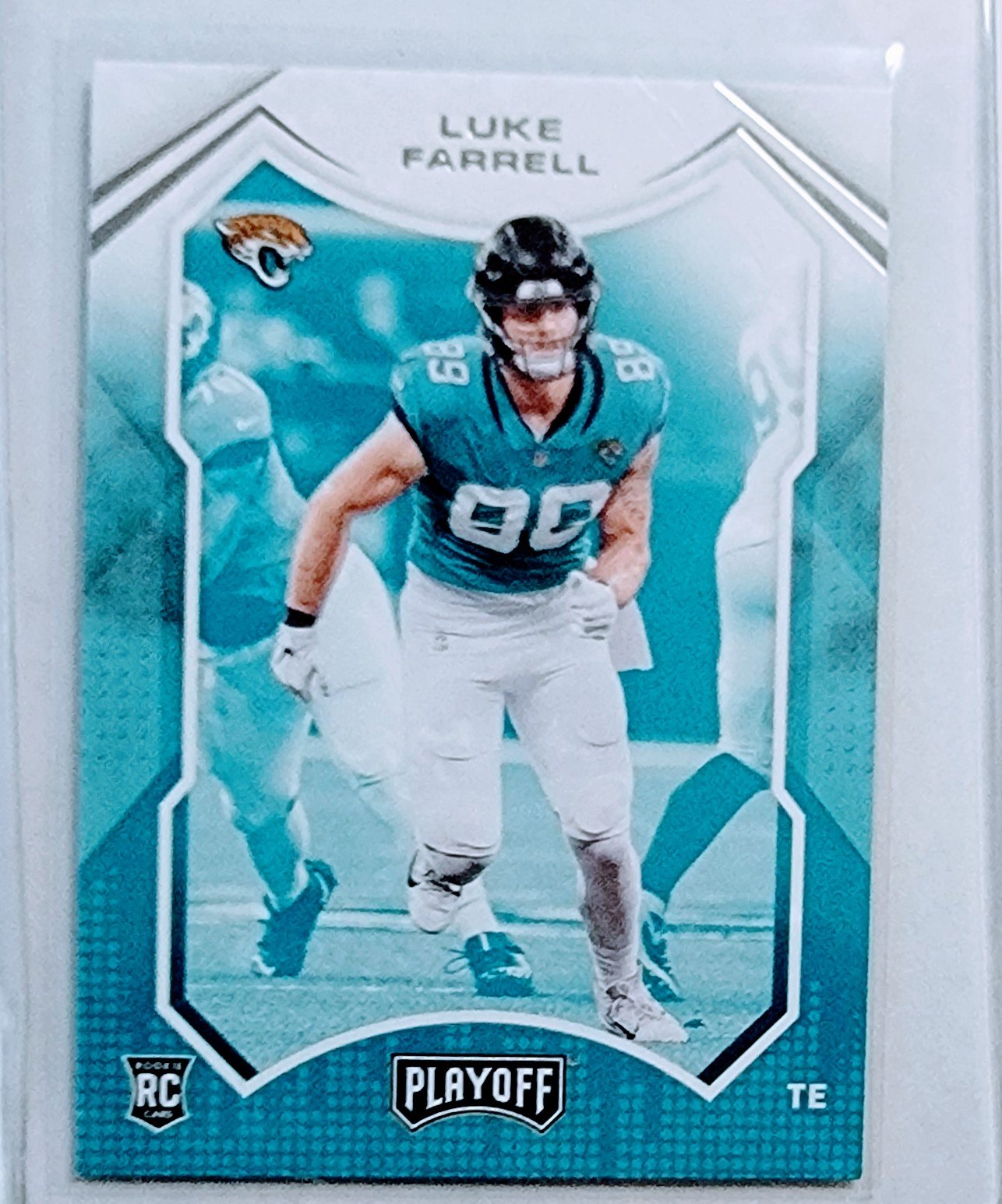 2021 Panini Playoffs Luke Farrel Rookie Football Card AVM1 simple Xclusive Collectibles
