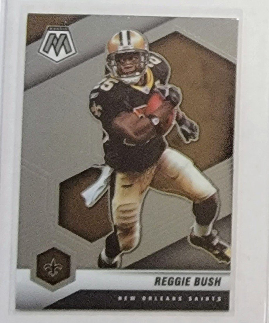 2021 Panini Mosaic Reggie Bush Football Card AVM1 simple Xclusive Collectibles