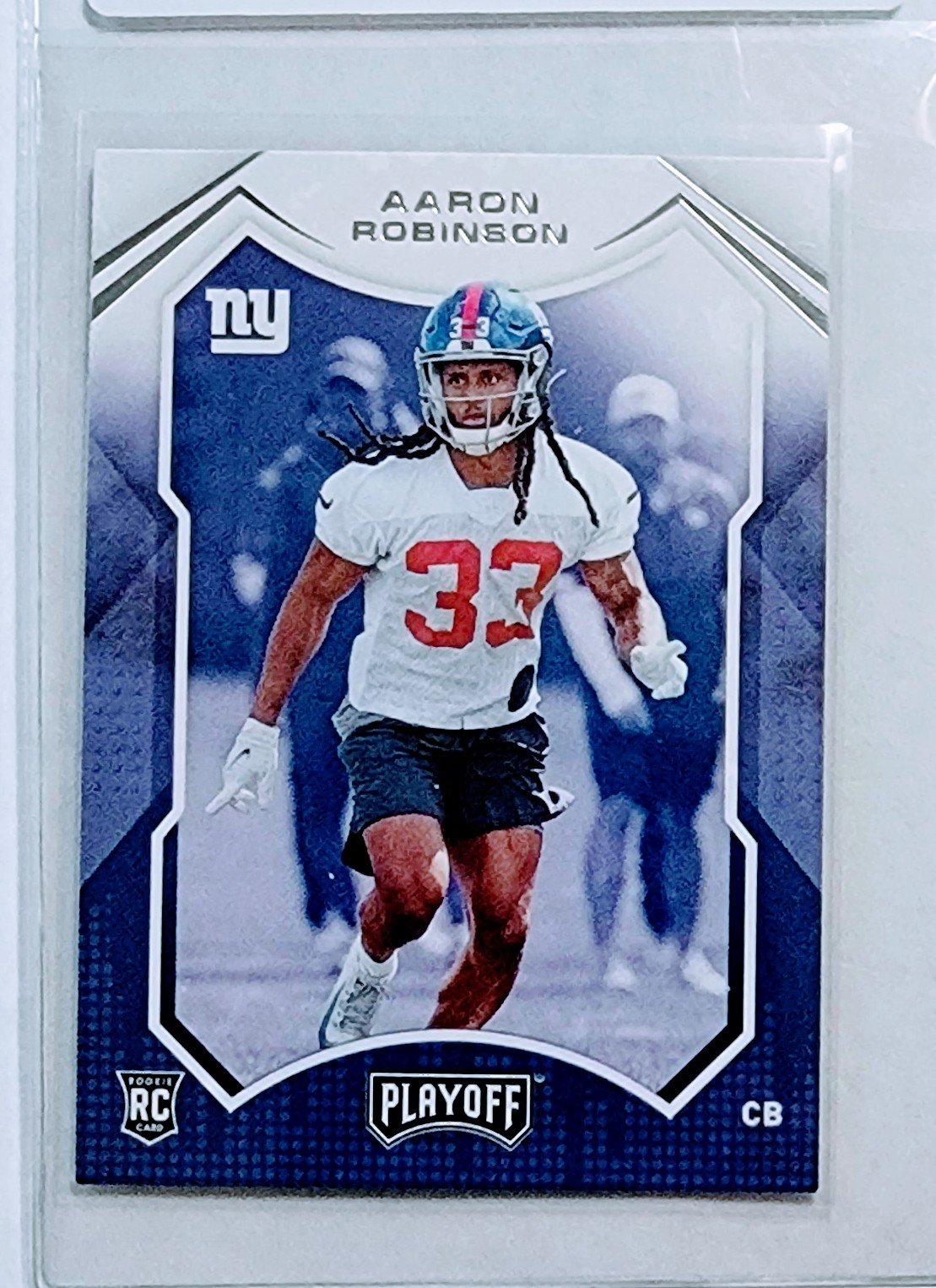 2021 Panini Rookies and Stars Aaron Robinson Rookie Football Card AVM1 simple Xclusive Collectibles