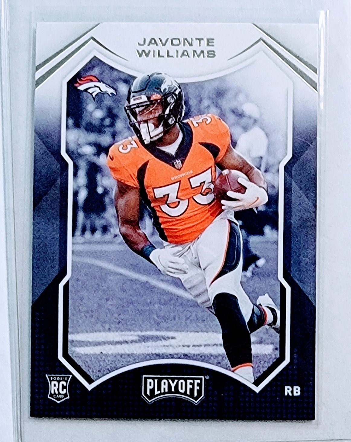 2021 Panini Playoffs Javonte Williams Rookie Football Card AVM1 simple Xclusive Collectibles