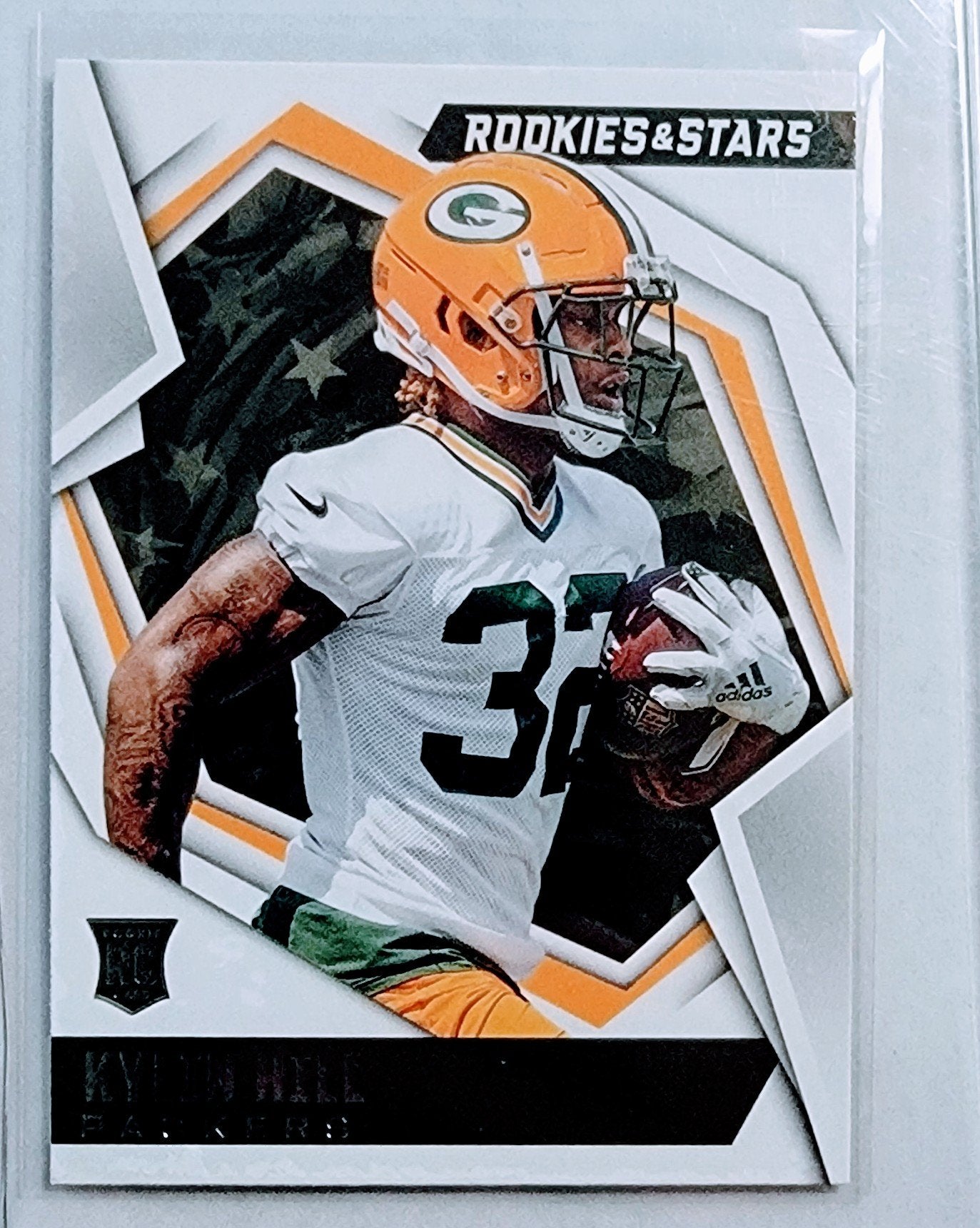 2021 Panini Rookies and Stars Kylin Hill Rookie Football Card AVM1 simple Xclusive Collectibles