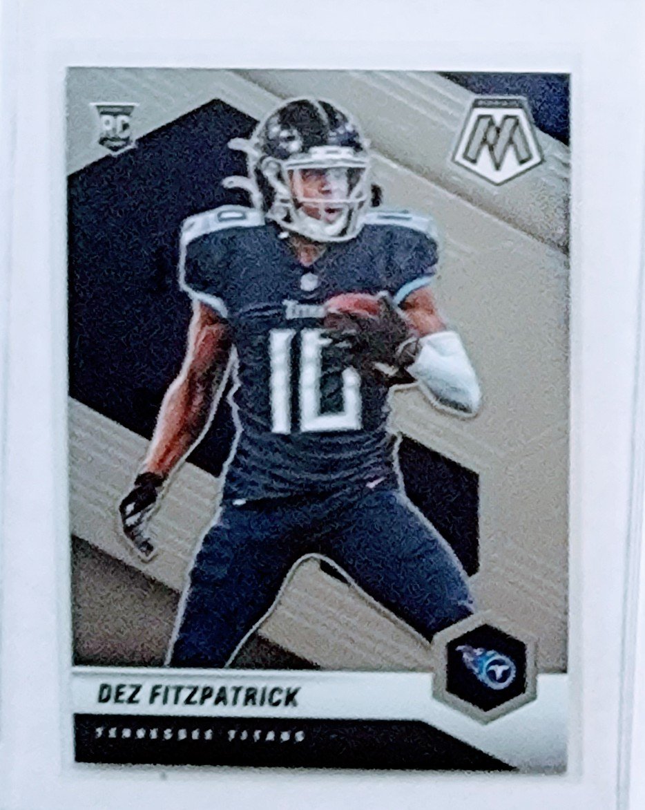 2021 Panini Mosaic Dez Fitzpatrick Rookie Football Card AVM1 simple Xclusive Collectibles