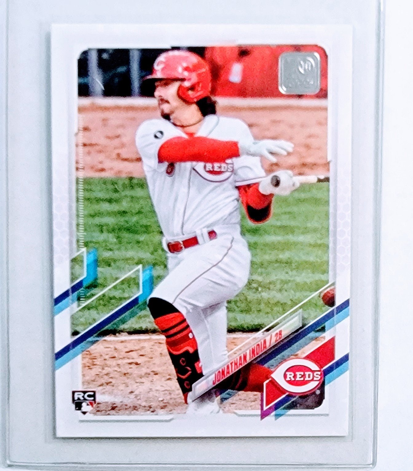 2021 Topps Jonathan India Rookie 70th Anniversary Baseball Card AVM1 simple Xclusive Collectibles