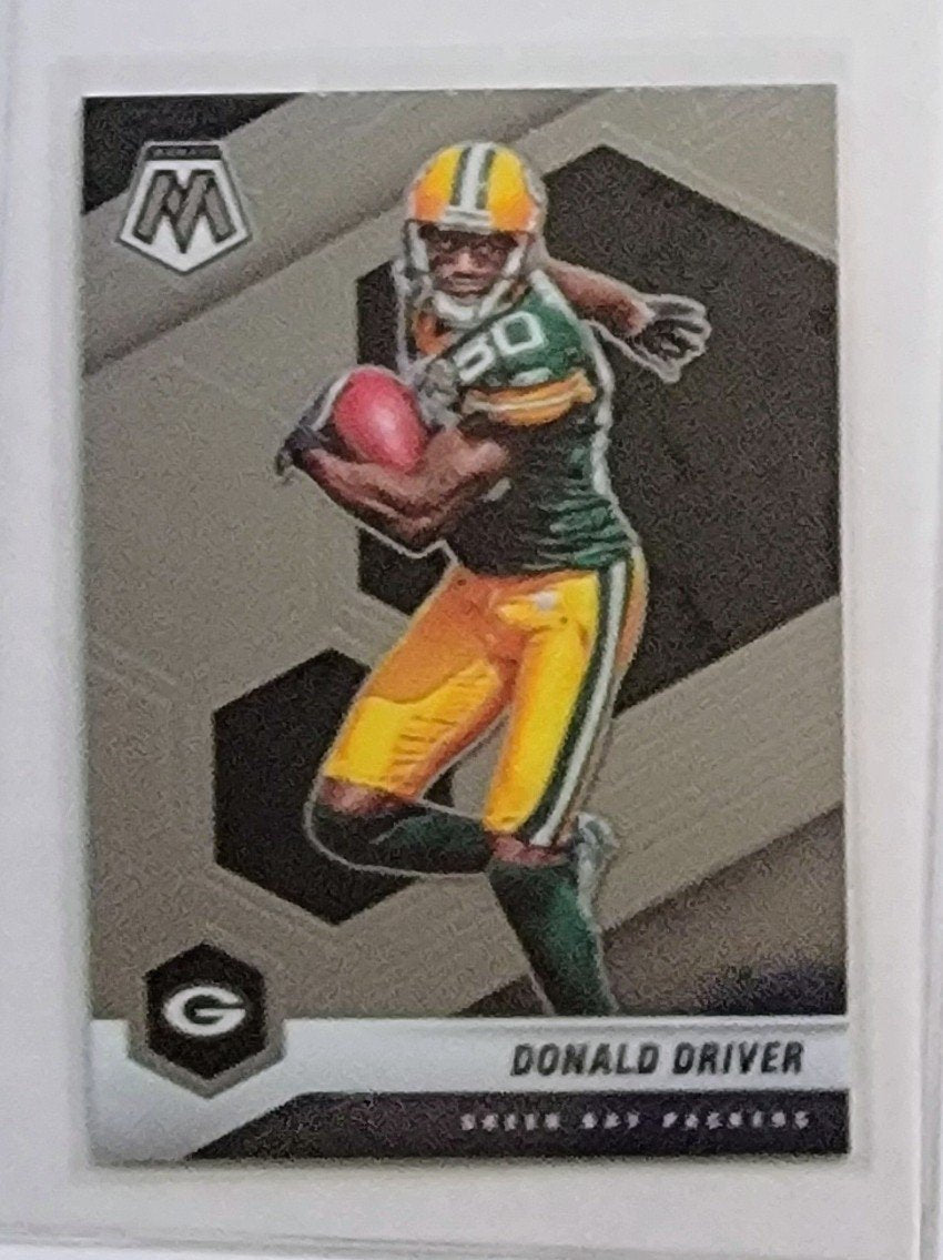 2021 Panini Mosaic Donald Driver Football Card AVM1 simple Xclusive Collectibles