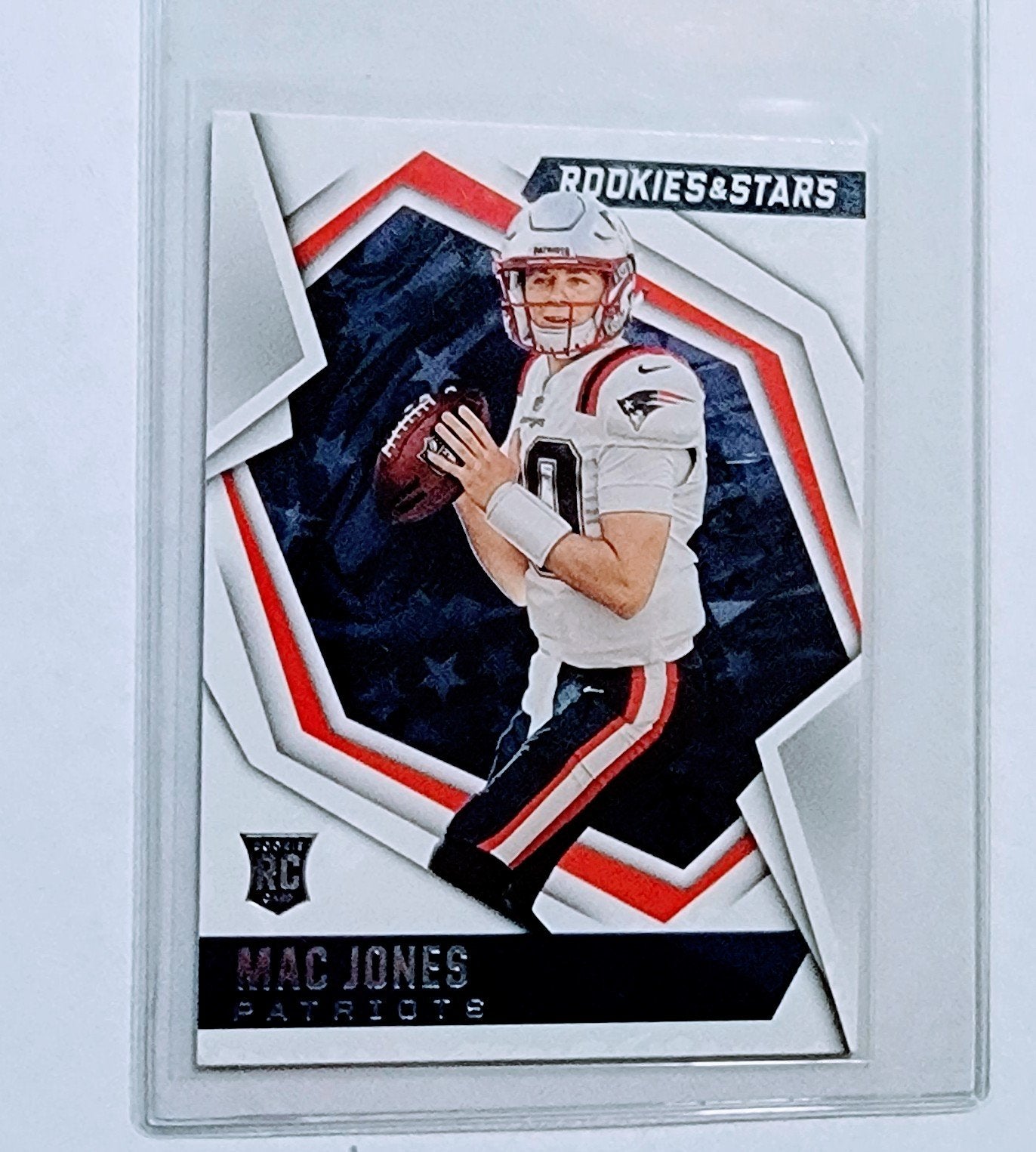 2021 Panini Rookies and Stars Mac Jones Rookie Football Card AVM1 simple Xclusive Collectibles   