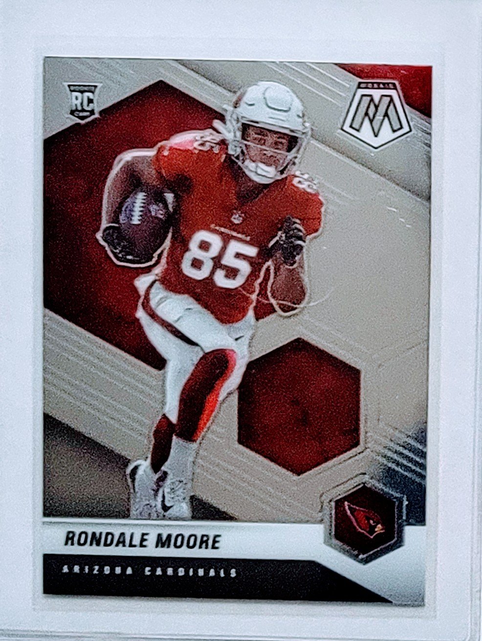 2021 Panini Mosaic Rondale Moore Rookie Football Card AVM1 simple Xclusive Collectibles