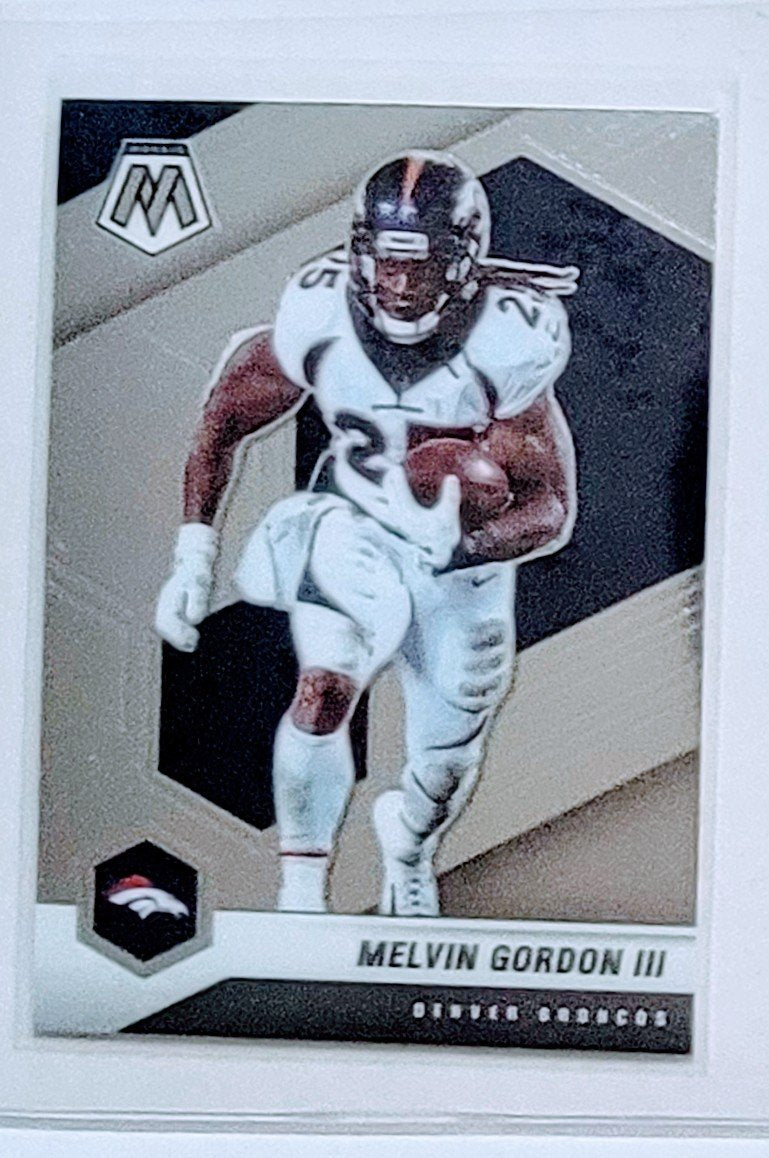 2021 Panini Mosaic Jonathan Melvin Gordon III Football Card AVM1 simple Xclusive Collectibles