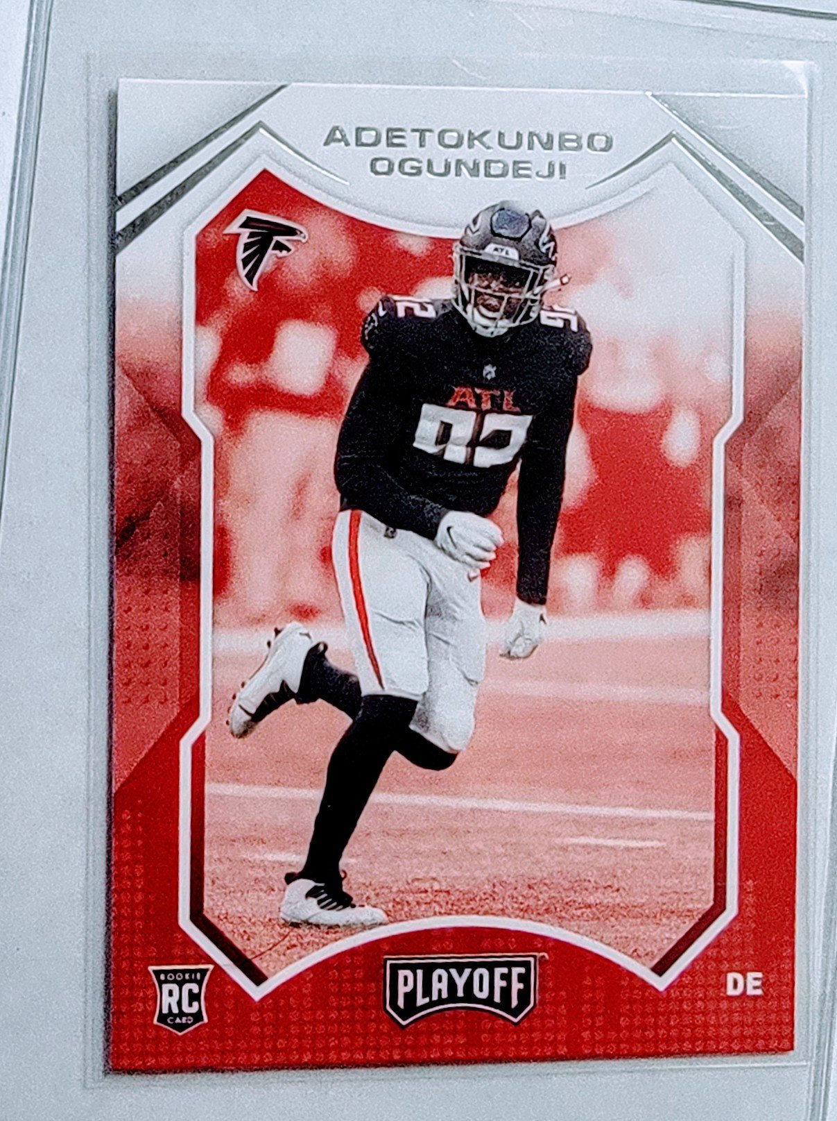 2021 Panini Playoffs Adetokunbo Ogundeji Rookie Football Card AVM1 simple Xclusive Collectibles