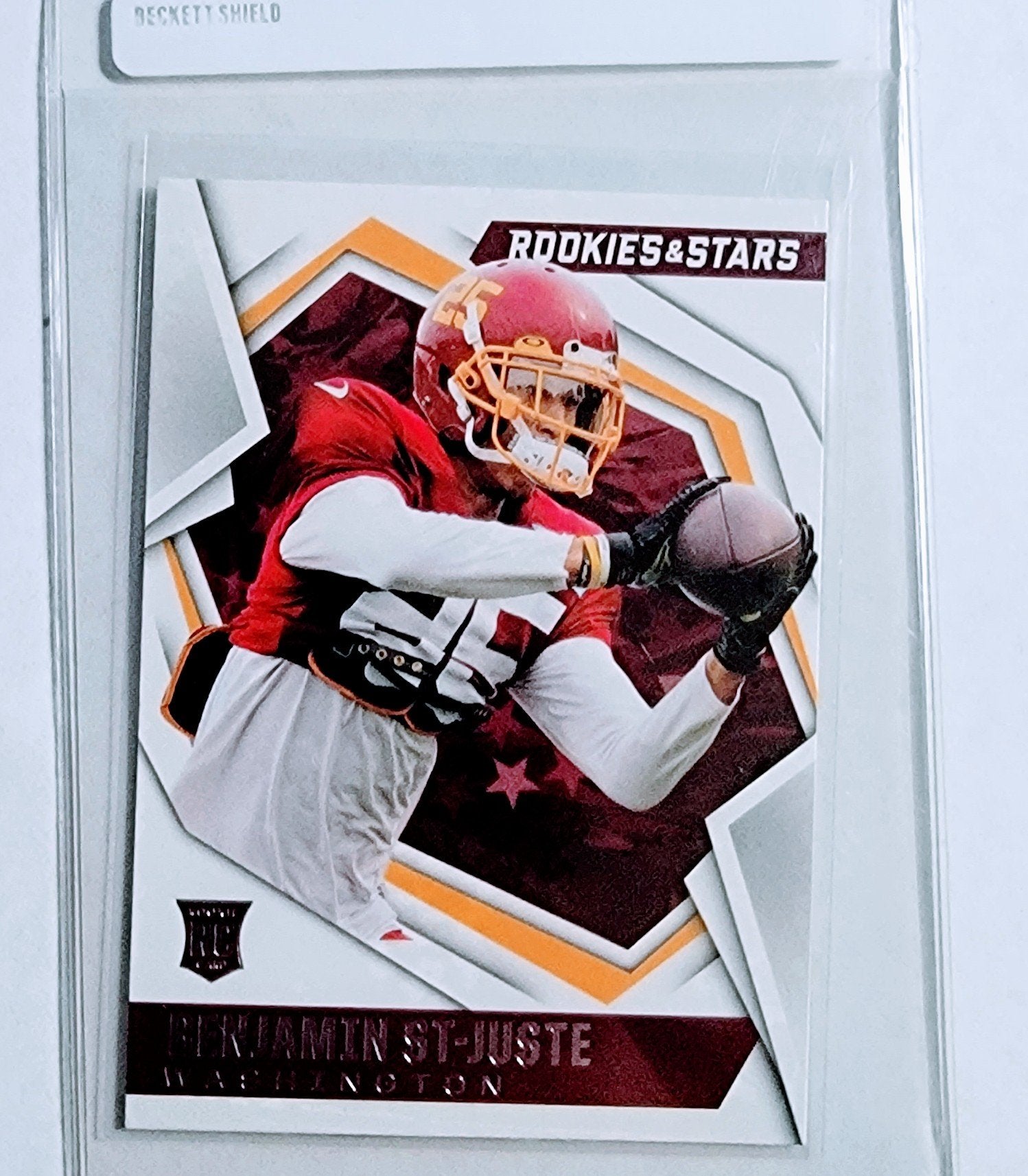 2021 Panini Rookies and Stars Benjamin St-juste Star Rookie Football Card AVM1 simple Xclusive Collectibles