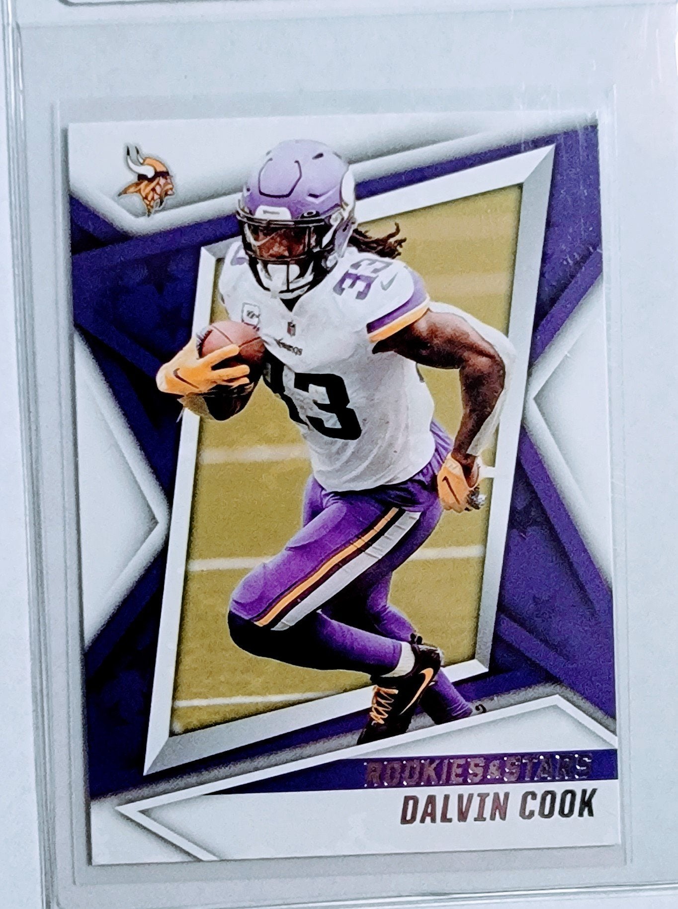 2021 Panini Rookies and Stars Dalvin Cook Football Card AVM1 simple Xclusive Collectibles