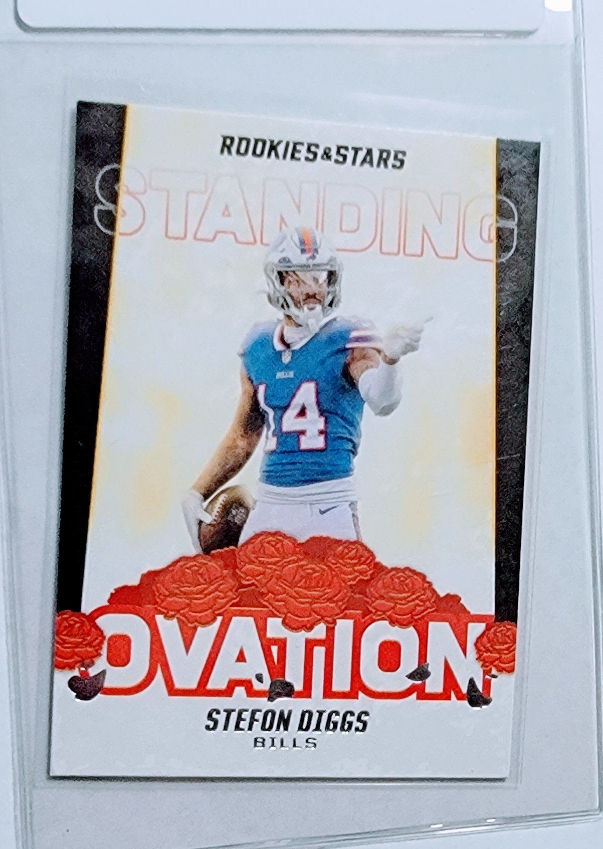 2021 Panini Rookies and Stars Stefon Diggs Standing Ovation Football Card AVM1 simple Xclusive Collectibles   