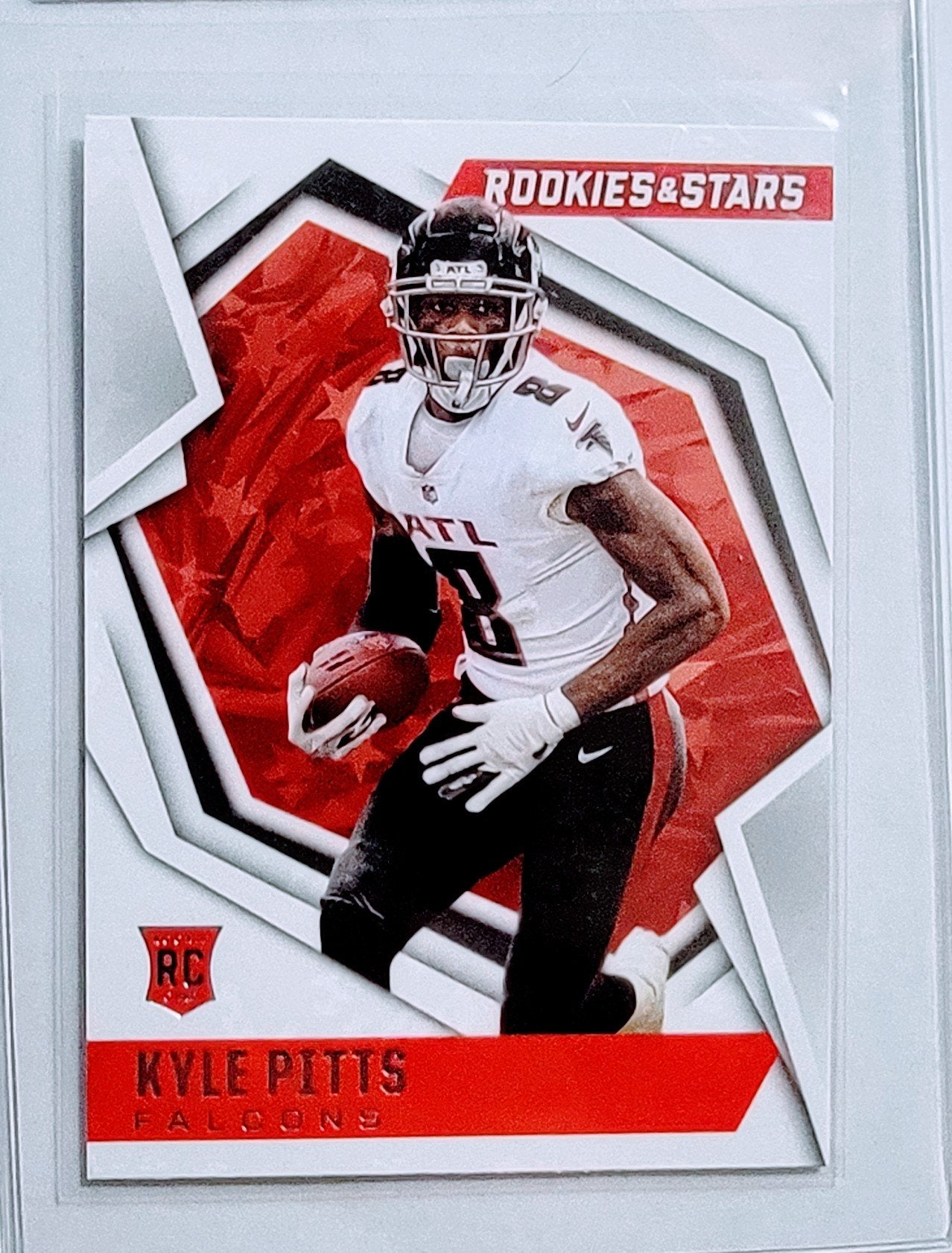 2021 Panini Rookies and Stars Kyle Pitts Rookie Football Card AVM1 simple Xclusive Collectibles