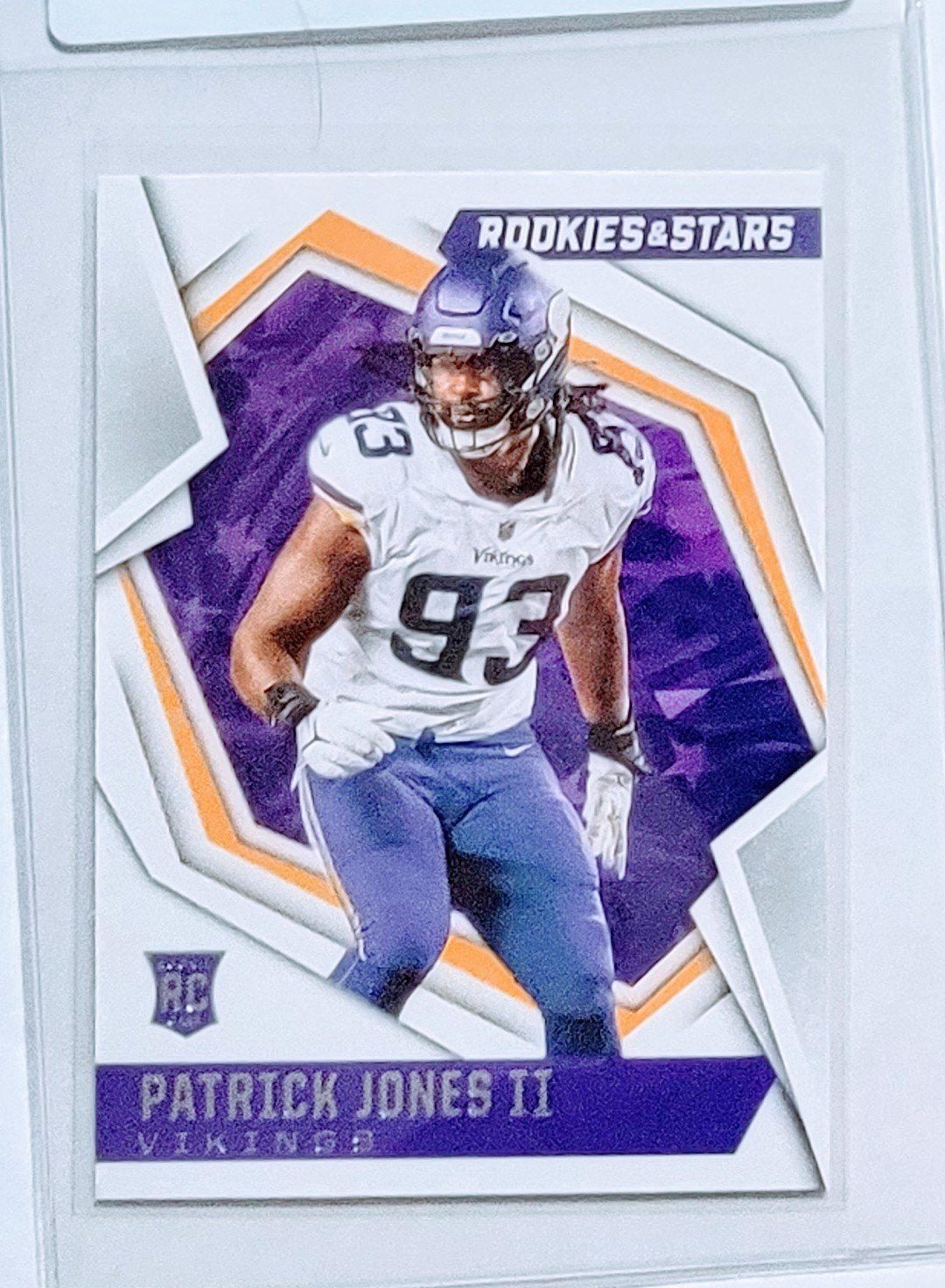 2021 Panini Rookies and Stars Patrick Jones II Rookie Football Card AVM1_1a simple Xclusive Collectibles