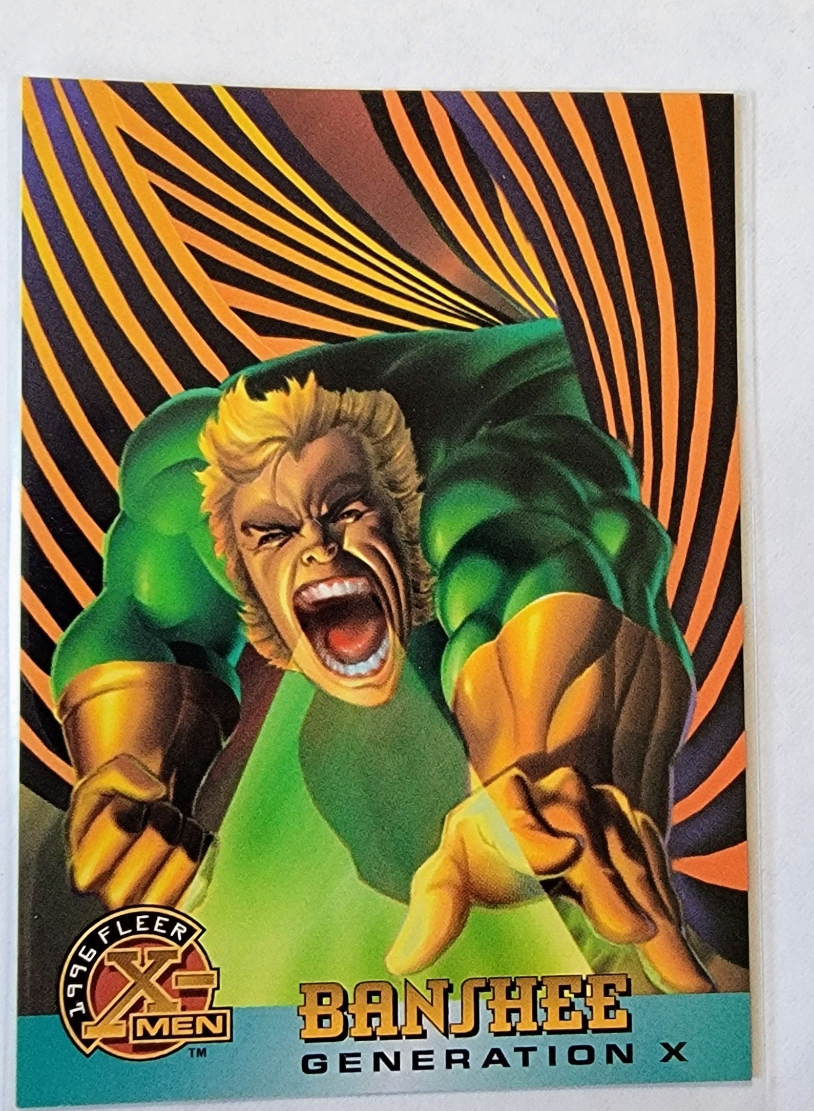 1996 Fleer X-Men Banshee Generation X Marvel Trading Card MCSC1 simple Xclusive Collectibles