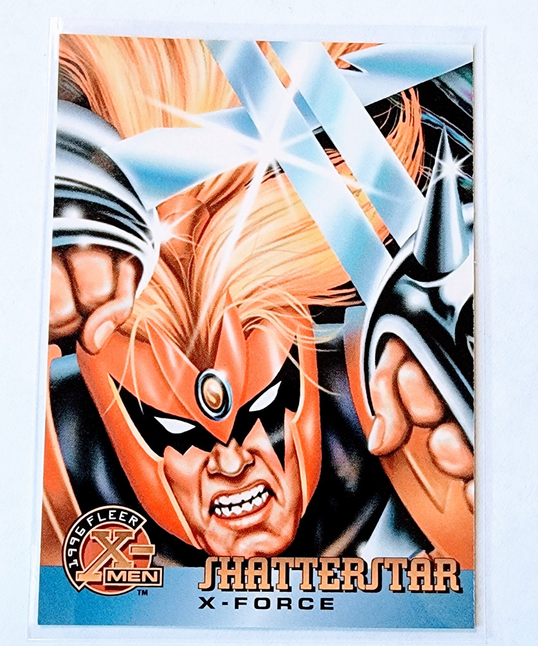 1996 Fleer X-Men Shatterstar X-Force Marvel Trading Card MCSC1 simple Xclusive Collectibles