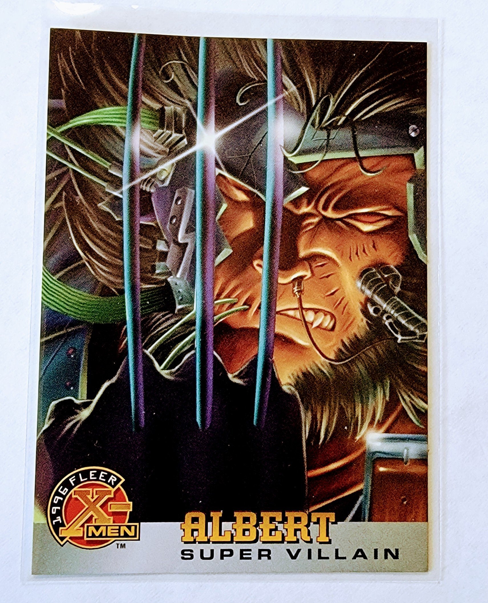 1996 Fleer X-Men Albert Super Villain Marvel Trading Card MCSC1 simple Xclusive Collectibles