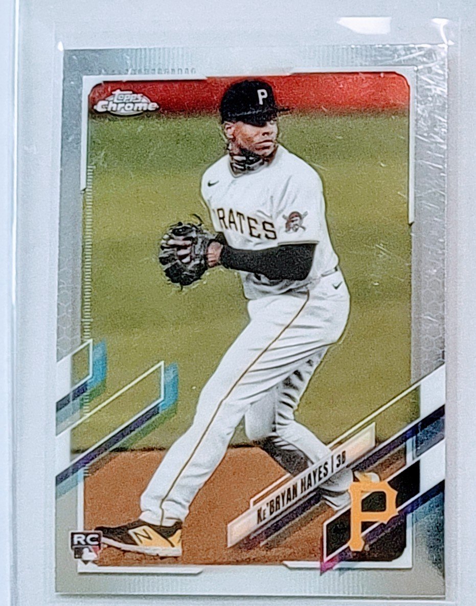 2021 Topps Chrome Ke'Bryan Hayes Rookie Baseball Trading Card TPTV simple Xclusive Collectibles