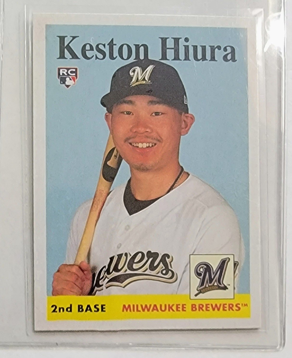 2019 Topps Archives Keston Hiura Rookie Baseball Card TPTV simple Xclusive Collectibles