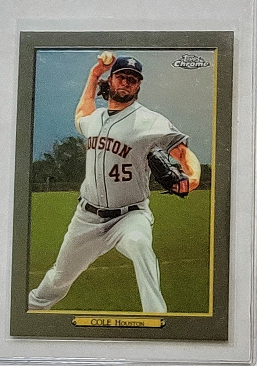 2020 Topps Chrome Gerrit Cole Turkey Red Baseball Card TPTV simple Xclusive Collectibles