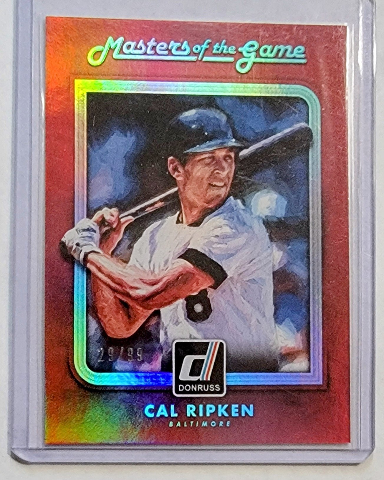 2016 Donruss Cal Ripken Masters of the Game Foil Refractor #'d/99 Gorgeous TPTV simple Xclusive Collectibles