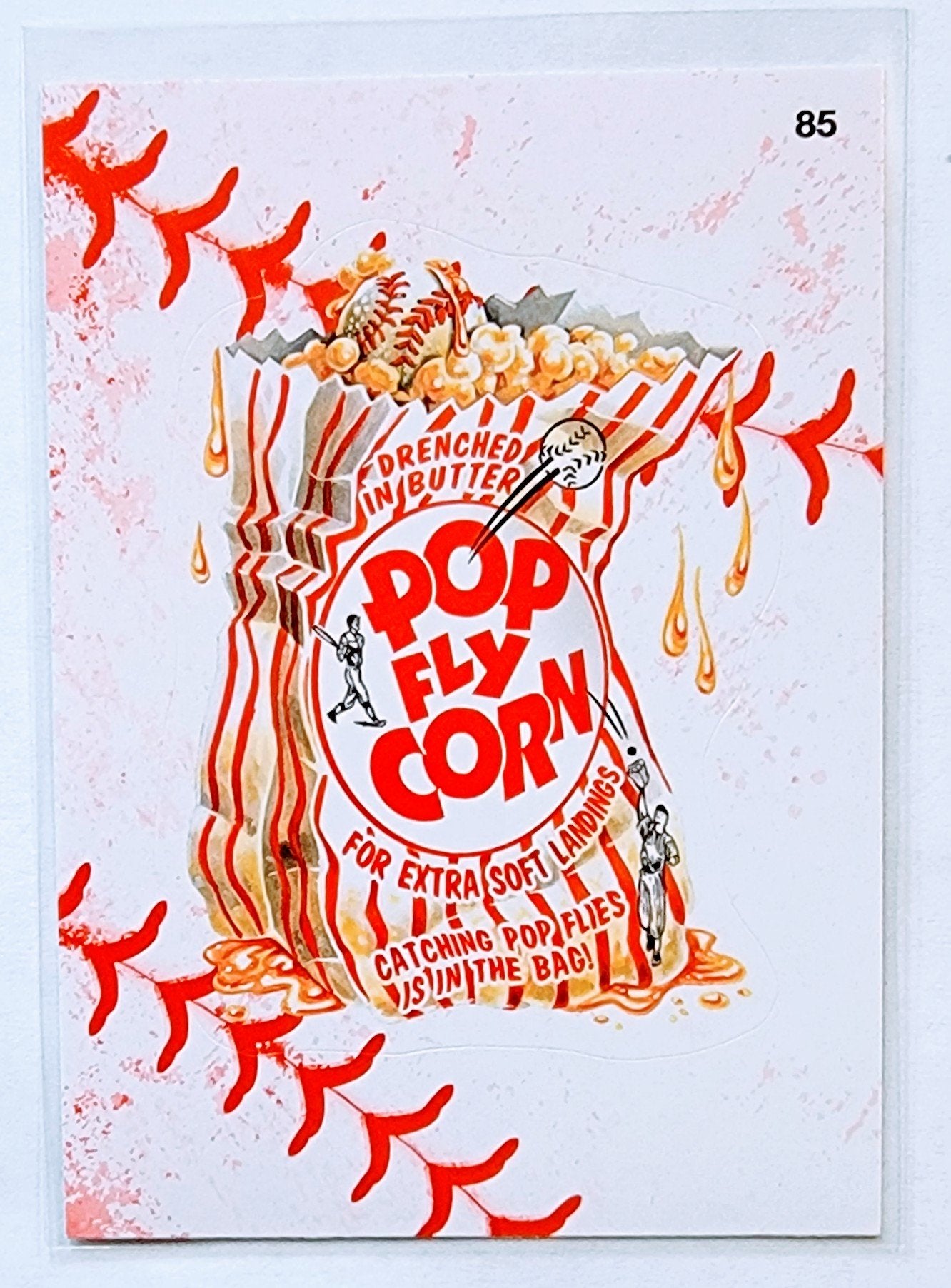 2016 Topps MLB Baseball Wacky Packages Pop Fly Corn Lace Parallel Sticker Trading Card MCSC1 simple Xclusive Collectibles