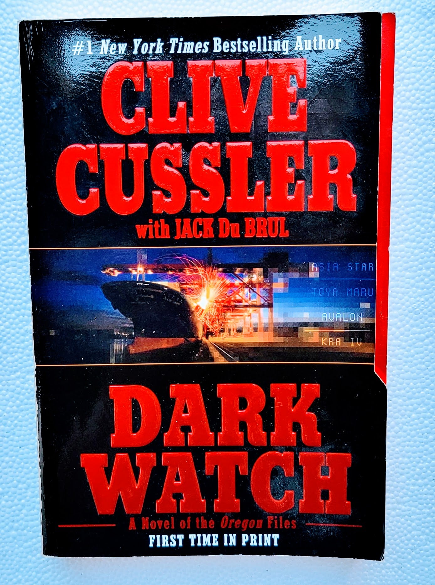 Dark Watch: A Novel of the Oregon Files Novel Series Book by Clive Cussler and Jack Du Brul Xclusive Collectibles