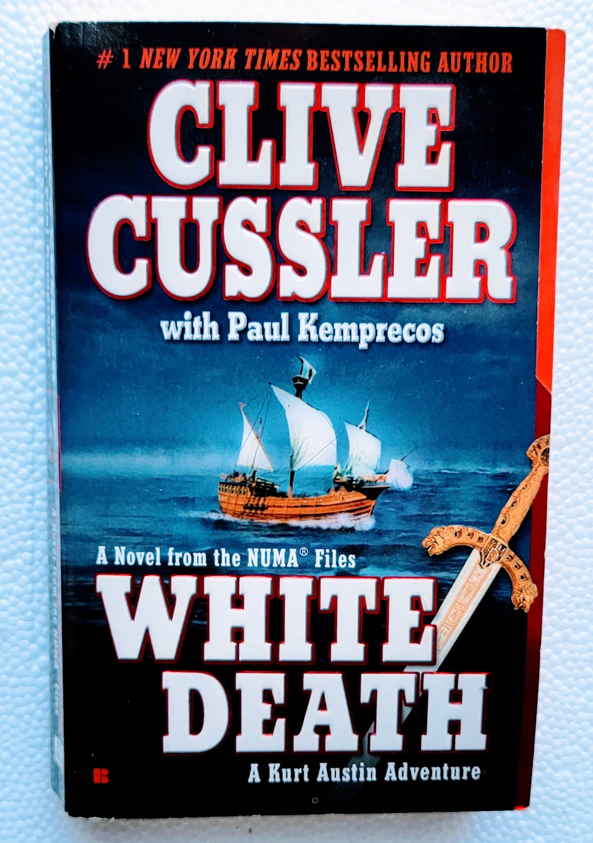 White Death: A Kurt Austin Adventure Novel Series Book by Clive Cussler Xclusive Collectibles