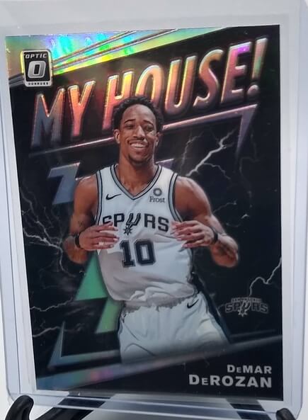 2019-20 Donruss Optic DeMar DeRozan My House Rookie Refractor Basketball Insert Card simple Xclusive Collectibles