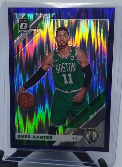 2019-20 Donruss Optic Enes Kanter Purple Shock Refractor Basketball Card simple Xclusive Collectibles