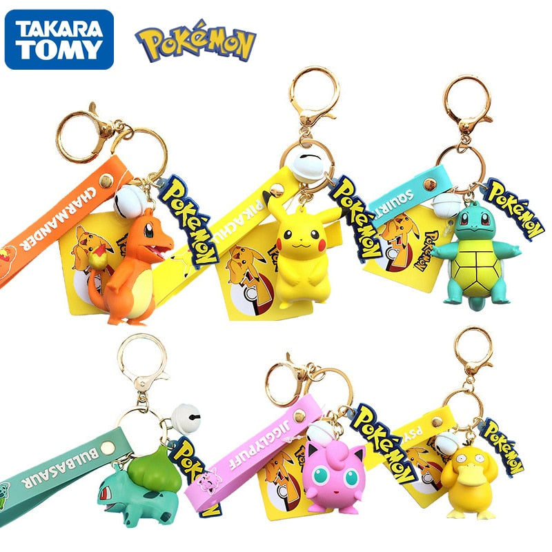 Pokémon Action Figure Keychains - Choose Your Favorite Pokémon Character!