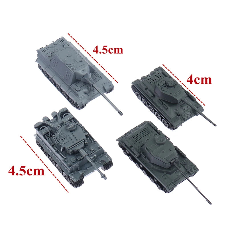 1:144 Scale Detailed WWII German Panther Tank Models - Military History Brought to Life