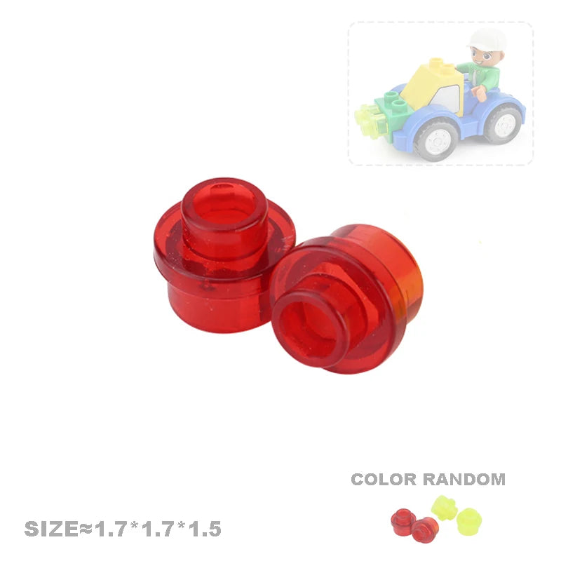 Big Size Building Blocks Engineering Accessories – City Scene, Walls, Doors, Hooks & Props
