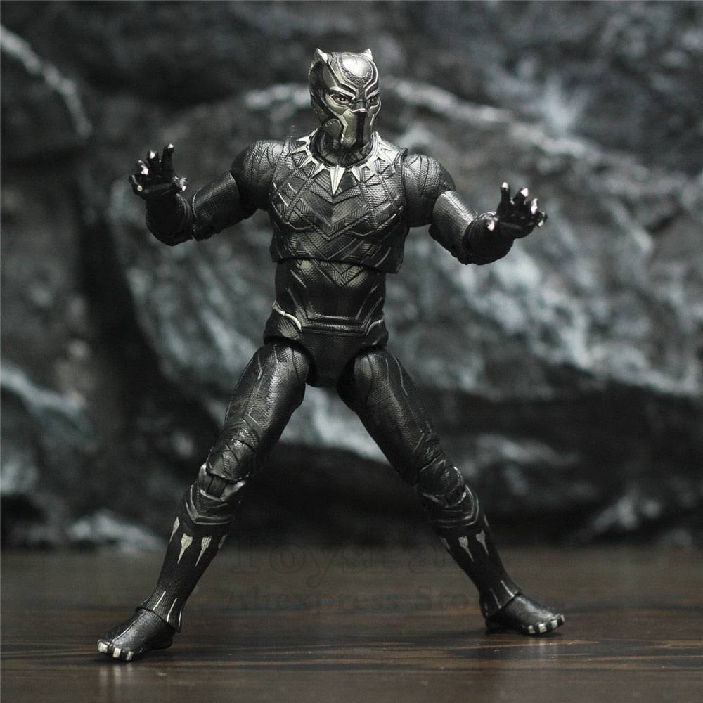 ZD Toys Marvel Black Panther 7" Action Figure - The King Of Wakanda Collection