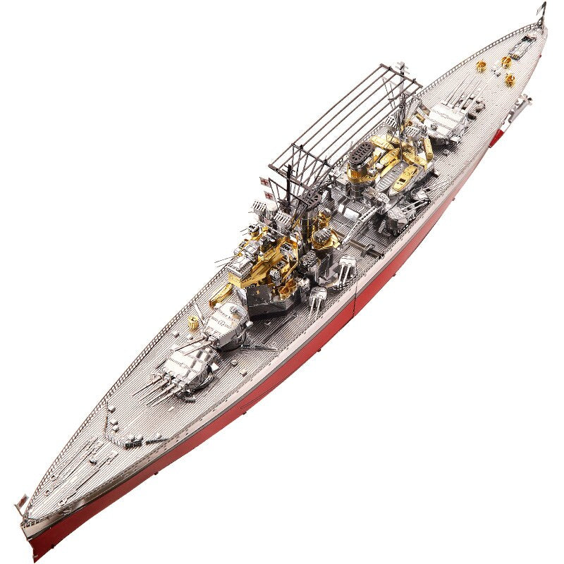 MMZ MODEL Piececool 3D Metal Puzzle Russian Japan Kongou Nagato Battleship DIY Assemble Model Kits Laser Cut Jigsaw toy gift