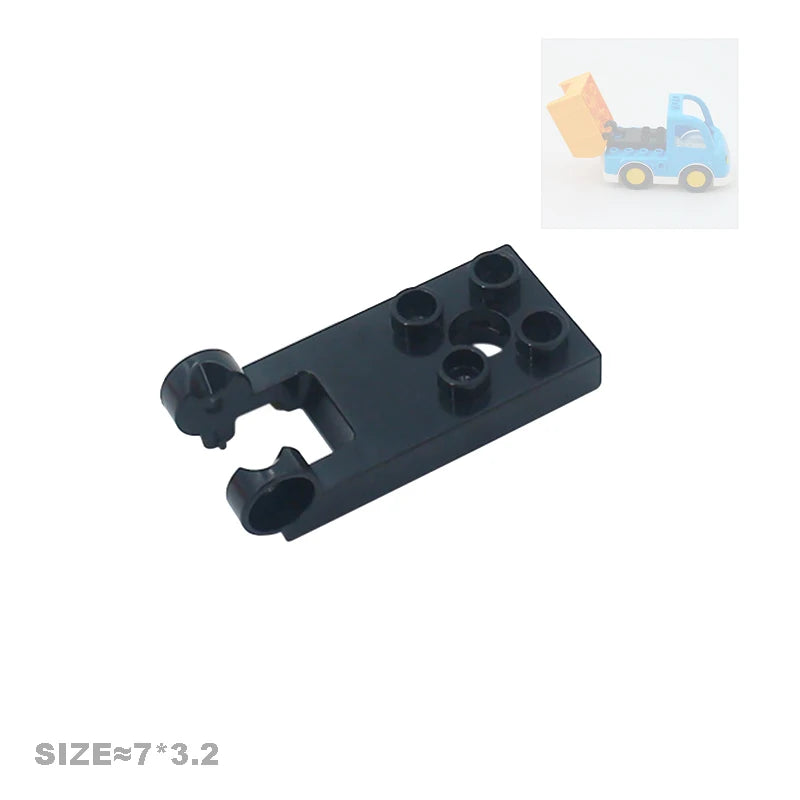 Big Size Building Blocks Engineering Accessories – City Scene, Walls, Doors, Hooks & Props