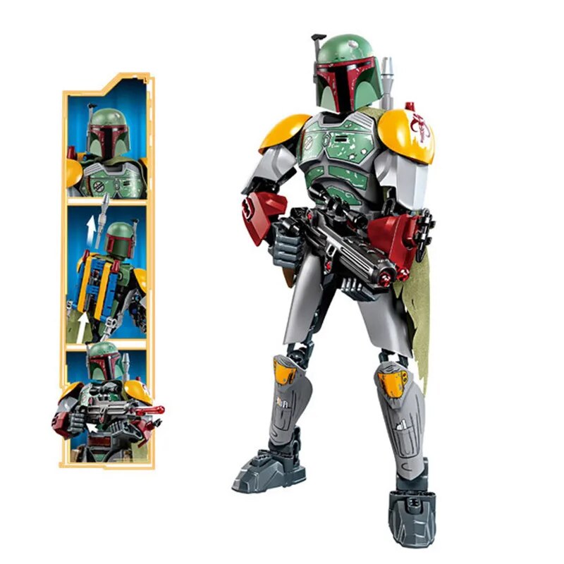 Star Wars Action Figure Brick Model Playsets - Create Your Own Galactic Scenes