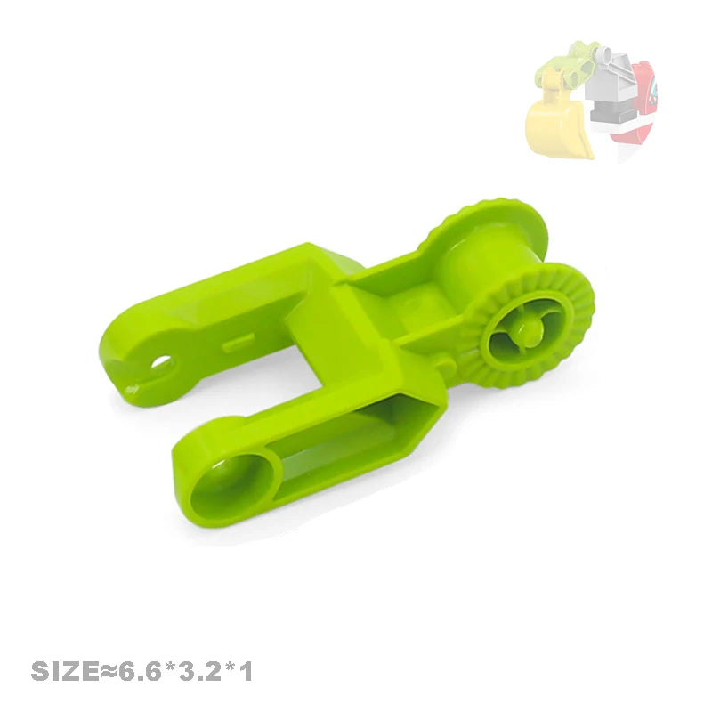 Big Size Building Blocks Engineering Accessories – City Scene, Walls, Doors, Hooks & Props