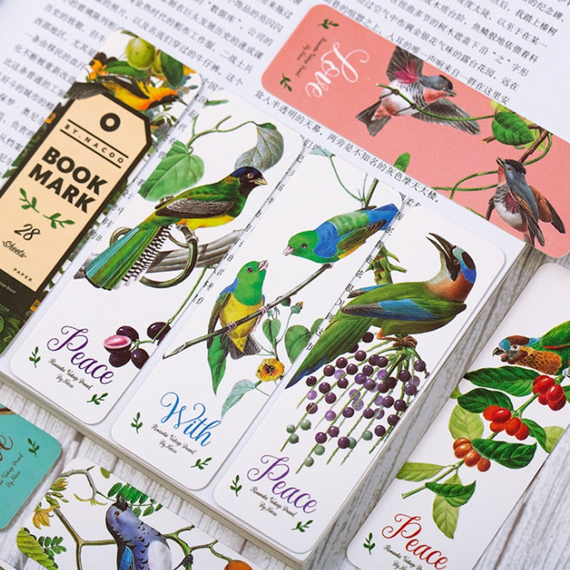 28pcs/pack Vintage Art ~Girl ~Starry Sky Bookmarks - Elegance in Every Page Turn