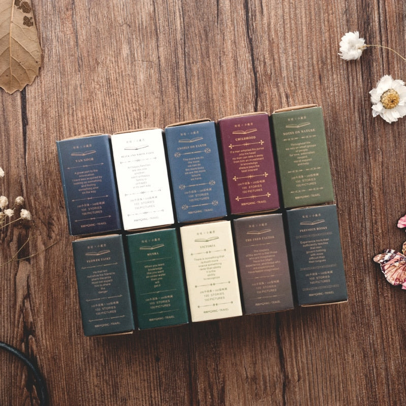 Mengtai Vintage Stamp Book Collection - Dive into Retro Elegance!