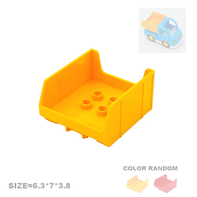 Big Size Building Blocks Engineering Accessories – City Scene, Walls, Doors, Hooks & Props